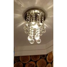Imagem de LUSTRE DE CRISTAL PARA LAVABO COM 20CM DE ALTURA COM 01 LÂMPADA GU10