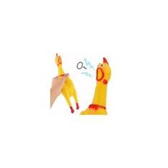 Imagem de Frango Para Pet Cães E Gatos 30cm Borracha Brinquedo
