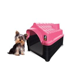 Imagem de Casa Casinha Cachorro Plástica Desmontável N2 Pequena Mec - Mecpet