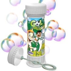 Imagem de Tubo De Fazer Bolas De Sabão Brinquedo Infantil Verde Time De Futebol