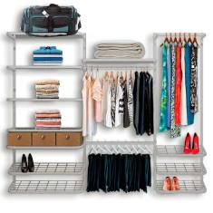 Imagem de Roupeiro Closet Modulado Aramado Caixas Organizadoras 2,50m BR