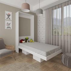 Imagem de Cama Infantil/juvenil Articulada Arizona Espresso Móveis Branco