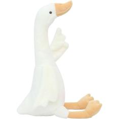 Imagem de CHELEI2019 15,7" Cisne Animal Recheado, Goose Plush White Stuffed Animal Brinquedo de Brinquedo para Crianças