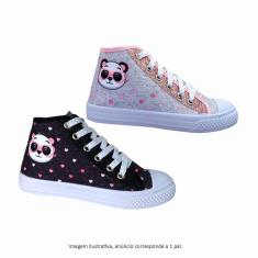 Imagem de Tênis Panda Botinha Cano Longo Infantil Feminino Ortobessa 42-Feminino