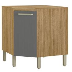 Imagem de Balcão de Cozinha com Tampo Halifax Freijó Gris