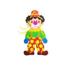 Imagem de Alinhavo Infantil Palhaço Brinquedo Educativo e Pedagógico