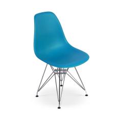 Imagem de Cadeira Charles Eames Eiffel Base Metal - Turquesa