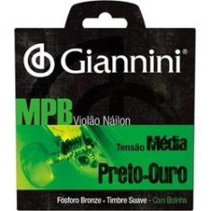 Imagem de Encordoamento Para Violão Genwbg Mpb Nylon Média Giannini