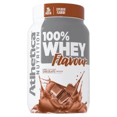 Imagem de 100% WHEY FLAVOUR 900 G  CHOCOLATE Atlhetica Nutrition 
