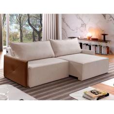 Imagem de Sofá Retrátil Cannes Com Entrada Usb 1.70 Metros E Almofadas