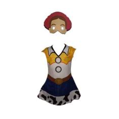 Imagem de Fantasia Roupa Infantil Jessie Com Máscara - Fashion Style Infinity, M