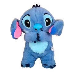 Imagem de Pelúcia Stitch Interativa Respiração Com Som e Luz Brinquedo Infantil Extra Macio