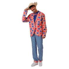 Imagem de Noivo de Festa Junina Blazer Adulto Com Corações - Fantasias Carol FSP