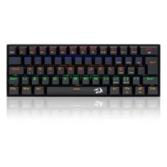 Imagem de Teclado Mecânico Redragon Lakshmi Rainbow SwitchMarrom K606R