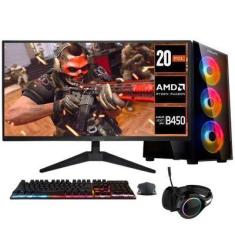 Imagem de PC Completo BluePC Legacy AMD Ryzen 5 5600GT 16GB SSD 240GB Windows 10 PGBP-1006LEG
