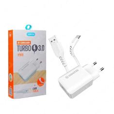 Imagem de Kit Carregador Turbo original Type-C KT639 Kimaster