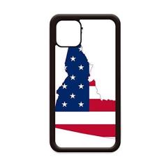 Imagem de Idaho America Mapa Estrelas Listras Bandeira para iPhone 11 Pro Max Capa para Apple Mobile Case Shell