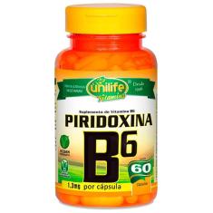 Imagem de Piridoxina - Vitamina B6 500mg 60 cáps - Unilife