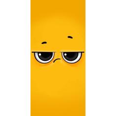 Imagem de Quadro Decorativo Smile Entediado 40x20 Mdf Madeira Adesivada