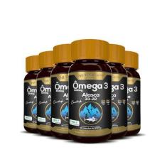 Imagem de 6X Omega 3 Importado Eua Concentrado 60Caps 1450Mg - Hf Suplements