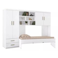 Imagem de Guarda Roupa Infantil Phoenix Chiara - 2 Portas Aereo E Cama - Phoenix