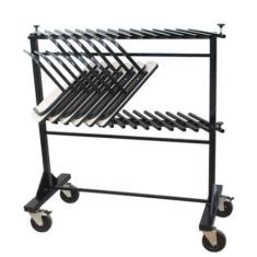 Imagem de Porta Pranchetas De Cadeira Empilhável Linha Hotel Smart Preto - Desig