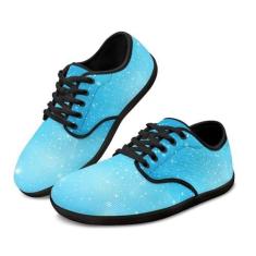 Imagem de GOSTONG Sapatos masculinos descalços minimalistas tênis de caminhada respirável leve tênis de corrida antiderrapante preto EUA 34-48, Estampa - floco de neve, 36