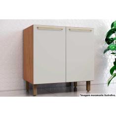Imagem de Módulos De Cozinha Henn Requinte Balcão Requinte C- 2 Portas S-tampo 80cm Nature-areia-henn