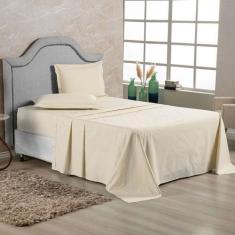 Imagem de Jogo de Lençol Queen 04 Peças Aba Americana Percal 400 Fios - Marias E
