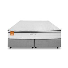 Imagem de Cama Box Queen MGA Universal com colchão Inducol Montreal Europillow 68,5x158x198cm Itaflex