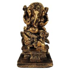 Imagem de Estatueta Ganesha Em Pé De Resina Cor 