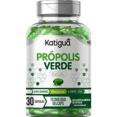 Imagem de Katiguá, Própolis Verde, Extrato Seco, Sem sabor, 30 Cápsulas Soft Gel • 30 doses, Verde