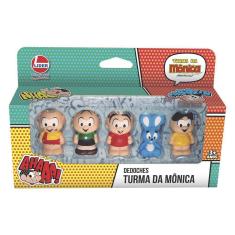 Imagem de Miniaturas Turma Da Mônica Dedoche Fantoches Brinquedo Infantil