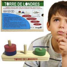 Imagem de Brinquedo Educativo Raciocinio Torre De Londres Madeira Inf - Brinqmut