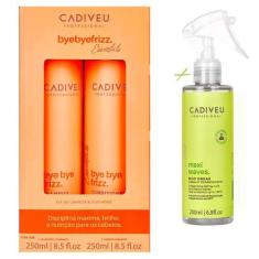 Imagem de Kit Cadiveu Bye Bye Frizz 250ml +Leave In Ativador De Cachos - Cadiveu