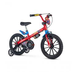 Imagem de Bicicleta Aro 16 Spider-man Verm/azul Nathor 82473