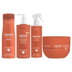 Imagem de Kit Arvensis Cachos Sh Ativ Ondulado Day After Geleia Alta