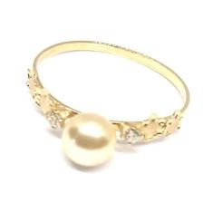 Imagem de Anel de ouro 18k Perola - Elegancy Joias