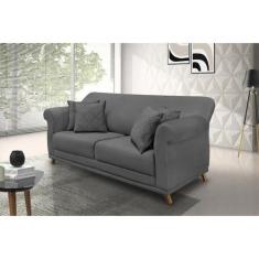 Imagem de Sofá 2 Lugares 180cm Suede Arras Spezzia Decor