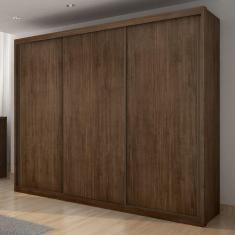 Imagem de Guarda Roupa Casal 3 Portas 6 Gavetas Vegas Cacau