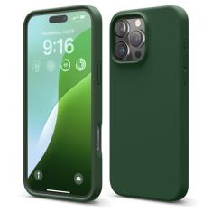 Imagem de elago Capa compatível com iPhone 16 Pro Max, capa de silicone líquido premium, capa protetora de corpo inteiro, à prova de choque, capa de telefone fina, forro de microfibra macia antiarranhões, 17,5