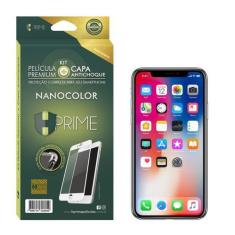 Imagem de Película Premium Hprime Phone Xs Max - Kit Nanocolor (Acompanha Capa P