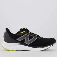 Imagem de Tênis New Balance Fresh Foam ArishiV4 Preto e Amarelo