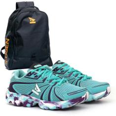 Imagem de Tênis Feminino Leve Macio Academia Corrida  Fitness + Mochila - OLDSEN