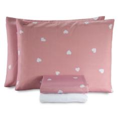 Imagem de Jogo De Lençol Casal 04 Peças Algodão Percal Varias Estampas - JS STOR