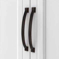 Imagem de Asidrama Pacote com 10 puxadores de armário de cozinha de bronze polido a óleo de 7 polegadas (177 mm), puxadores de armário de cozinha para puxadores de gaveta de armário