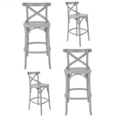 Imagem de Conjunto 4 Banquetas Texas Gamma Móveis