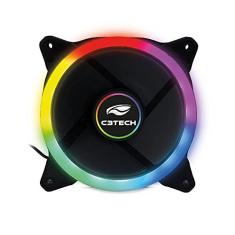 Imagem de Cooler Fan C3Tech Gaming F7-L120M 12cm - Com iluminação RGB 12v 1200RPM Multicor