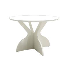 Imagem de Mesa de Jantar Redonda Isabelle Off White 120 cm - D'Rossi