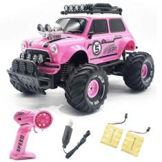 Imagem de Carro de controle remoto 10Leccion 2,4 GHz rosa para meninas com bateria